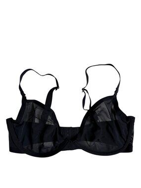 CUUP The Plunge Mesh Bra (Black) - Size 32E